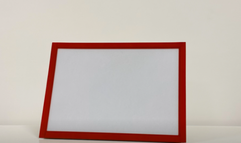 Magnetic - RAMA MAGNETICA ADEZIVA ROSU A4