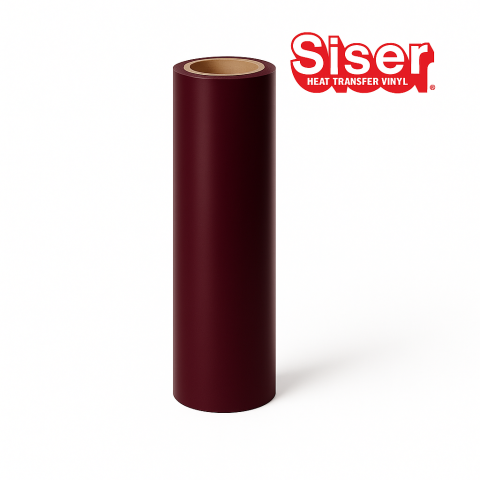 Personalizare textile - SISER PS FILM 026 BURGUNDY 500mm