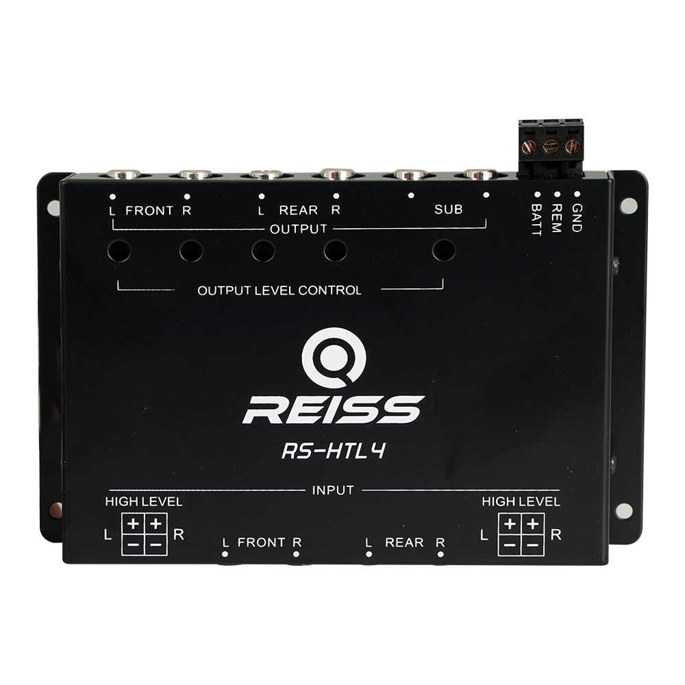 Adaptor nivel Hi-Low Reiss Audio RS-HTL4, 4 intrari, 6 iesiri, activ [2]