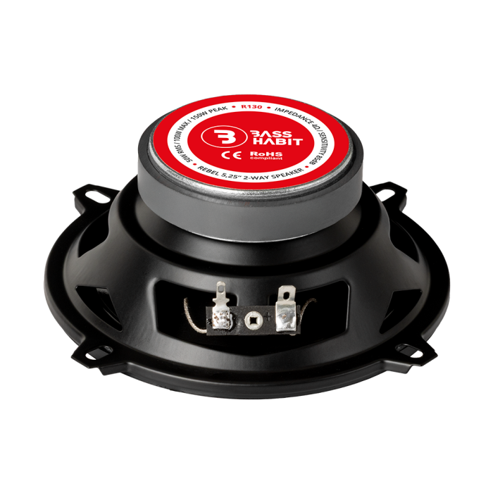 Difuzoare auto coaxiale Bass Habit Rebel R130 13 cm 50W RMS [6]