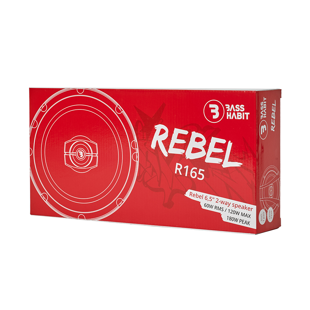 Set coaxiale BASS HABIT Rebel R165 16.5 cm 60W [9]