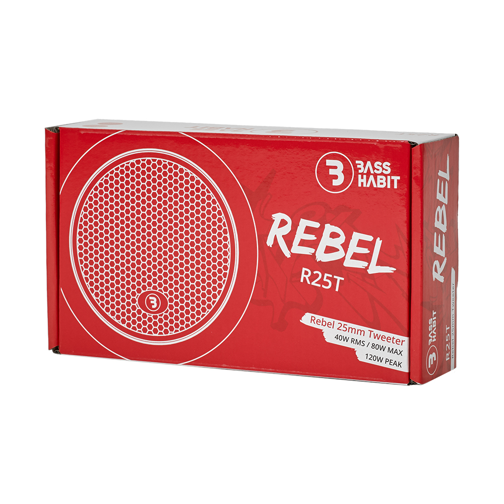 Set tweeter-e BASS HABIT Rebel R25T 25 mm 40W [8]
