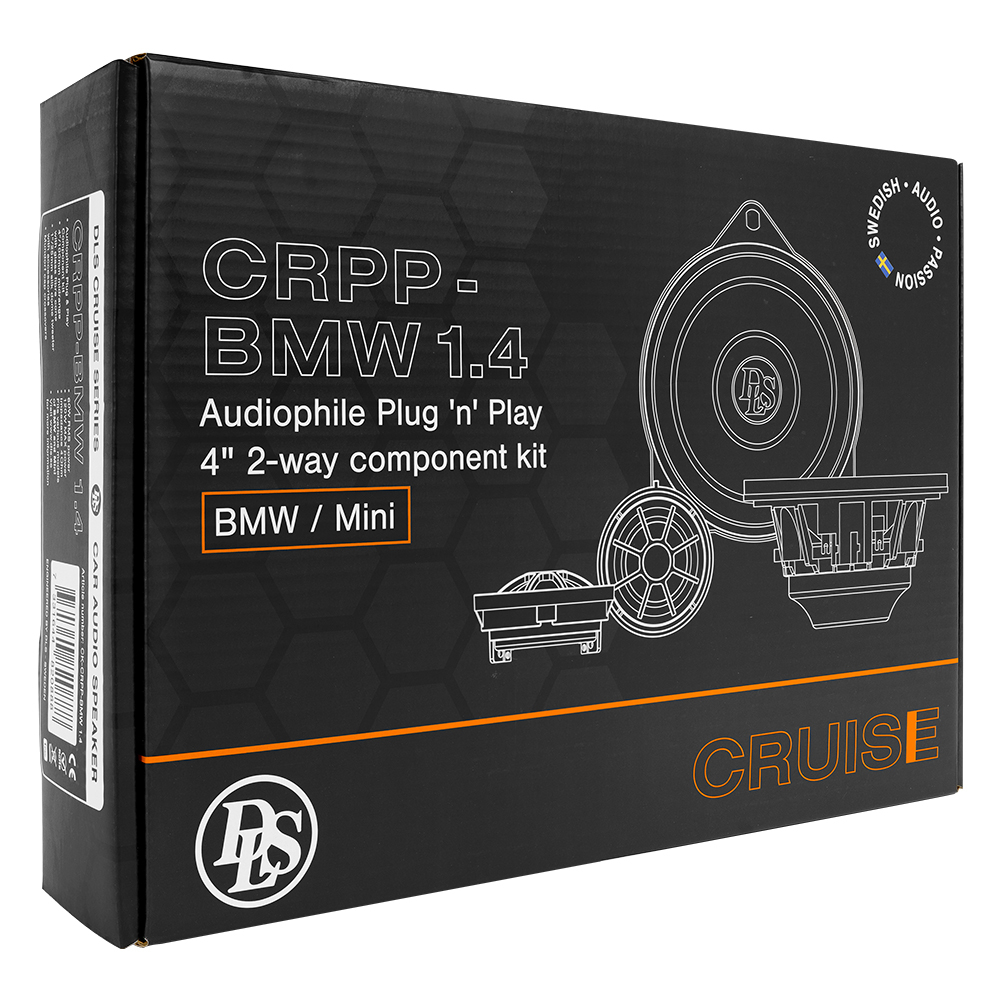 Set difuzoare OEM Fit BMW DLS Cruise CRPP-BMW14, componente, 2 cai. 10 cm, 60W RMS [23]