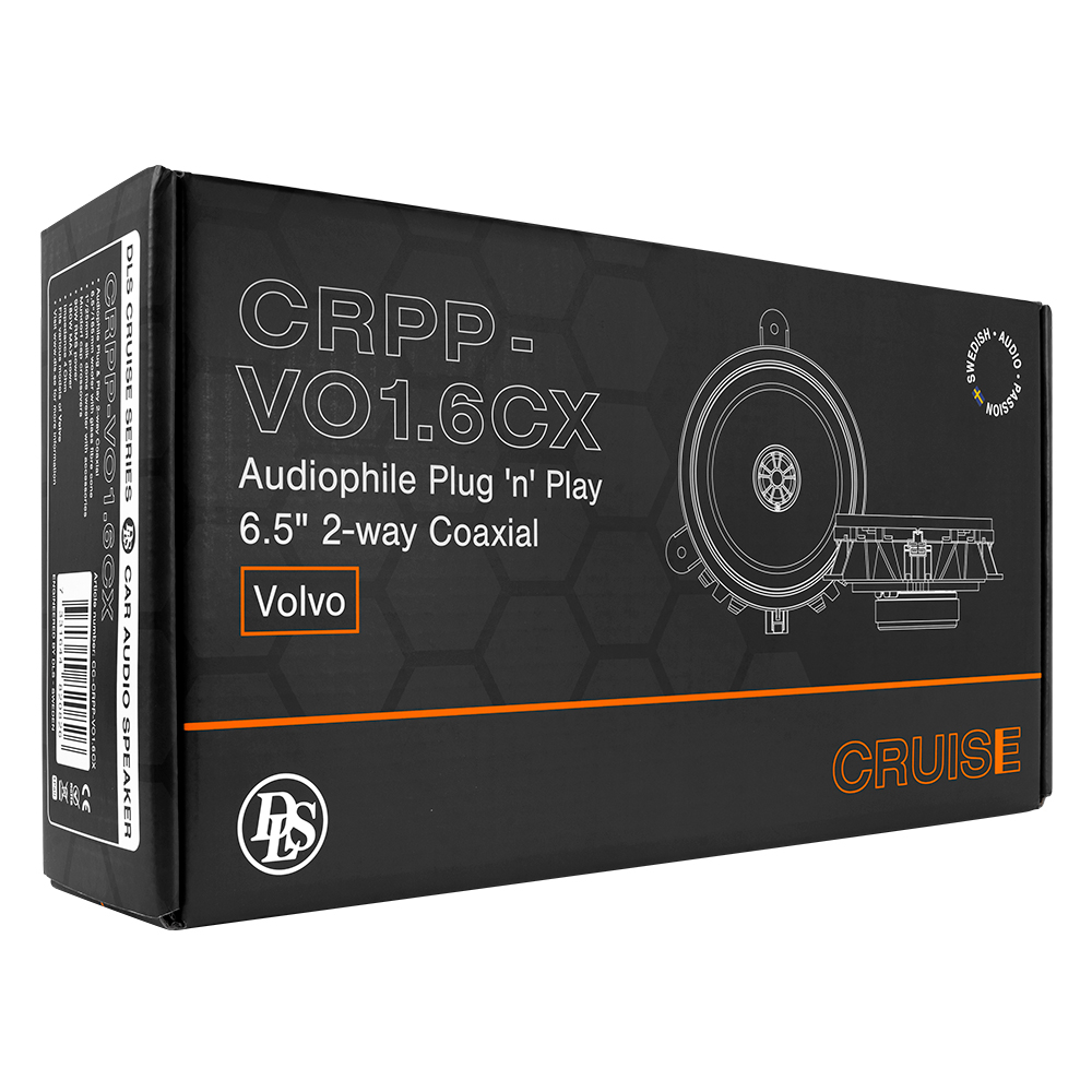 Set coaxiale DLS Cruise CRPP-VO1.6CX compatibile Volvo 16.5 cm 90W [10]