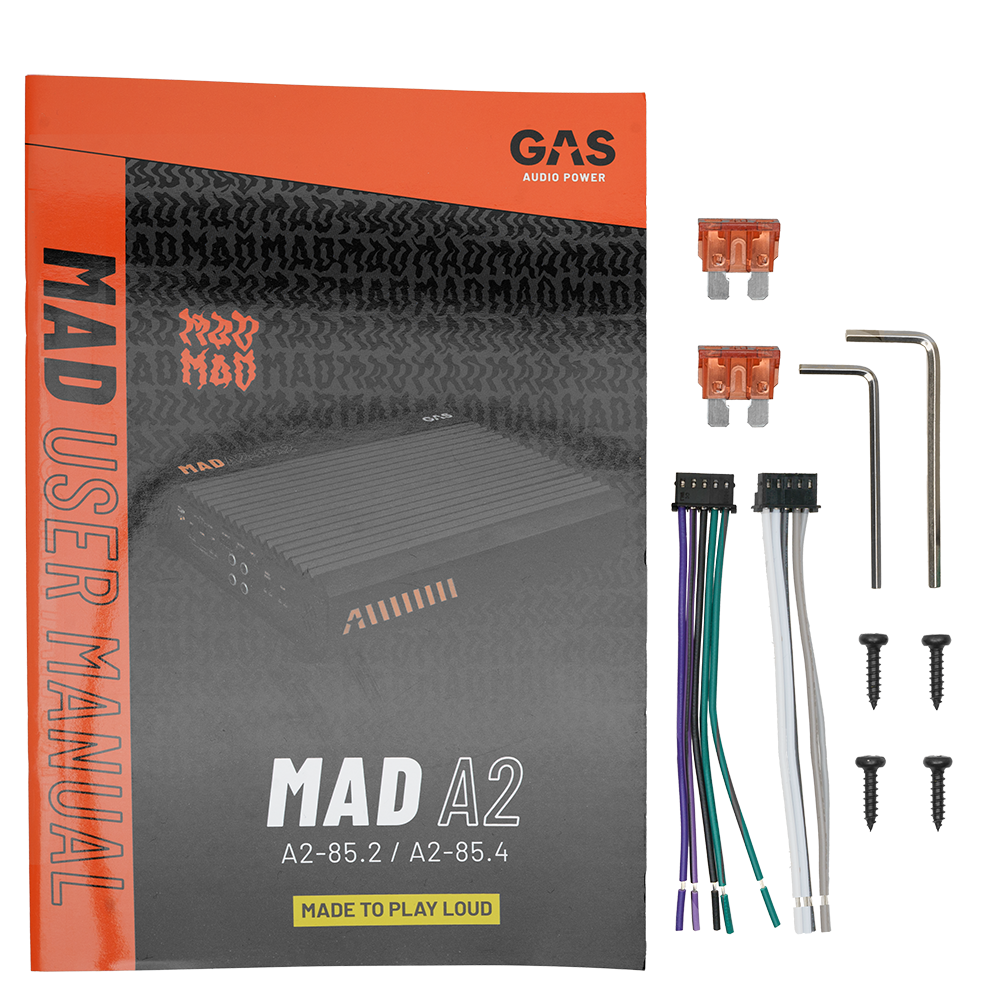 Amplificator auto GAS MAD A2-85.4 4 canale 85W [6]