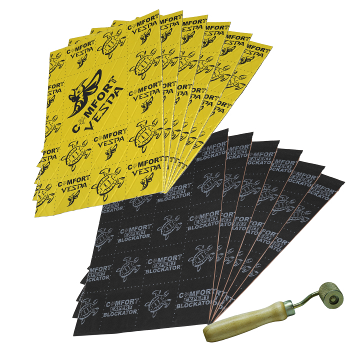 Kit insonorizare Performance Comfortmat Arch Kit P1 arcade roti fata fono si vibro absorbant [3]