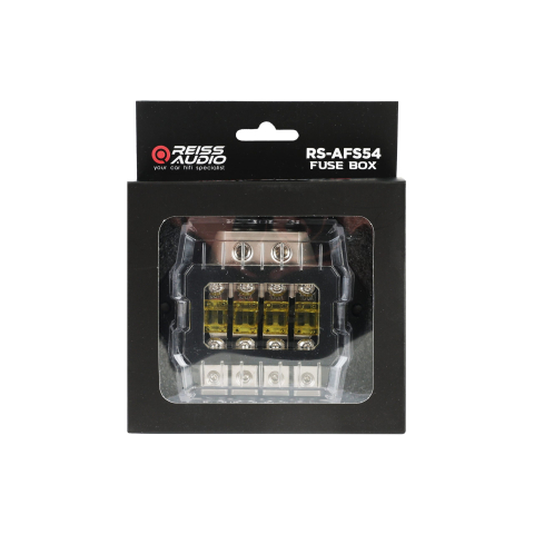 Distribuitor alimentare Reiss Audio RS-AFS54, 2 intrari, 4 iesiri, sigurante Mini ANL [1]