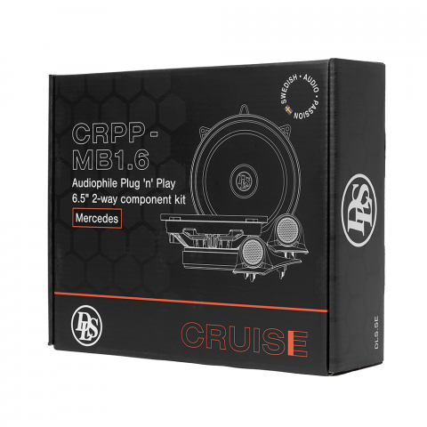 Set difuzoare OEM Fit MERCEDES DLS Cruise CRPP-MB1.6, componente , 2 cai, 16.5 cm, 100W RMS [17]