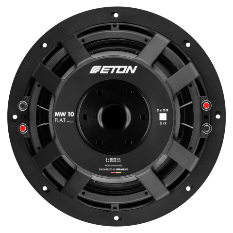 Subwoofer auto plat ETON MW 10 FLAT 25 cm 500W 2x2 Ohm [3]