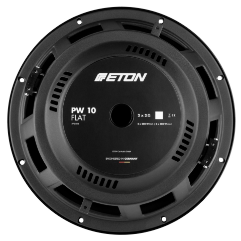Subwoofer auto plat ETON PW 10 FLAT 25 cm 400W 2x2 Ohm [3]