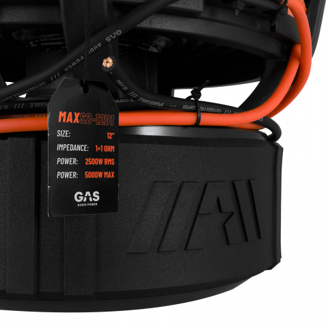 Subwoofer GAS MAX S2-12D1 12 inch 2500W 1 Ohm [3]