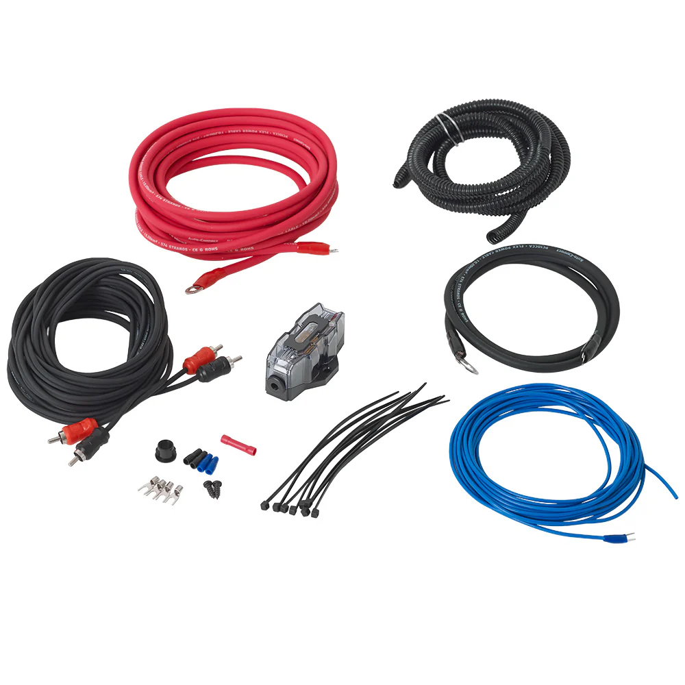Kit cablu amplificare - Kit de cablare amplificator Auto-Connect  PWK10CCA-pur CCA 10.2 mm2 / 8 AWG