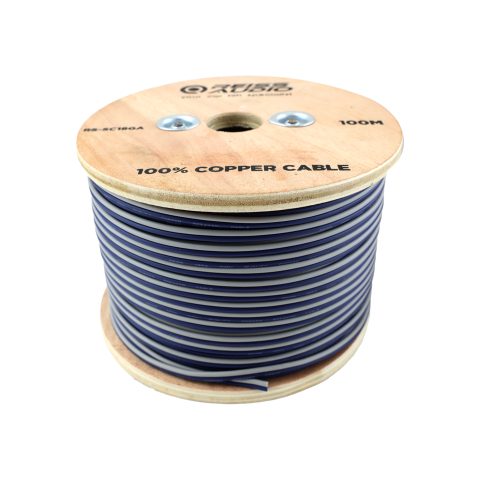 Cablu difuzoare - Rola cablu difuzoare Reiss Audio RS-SC`18GA, 2 x 1.2mm, 100m, OFC