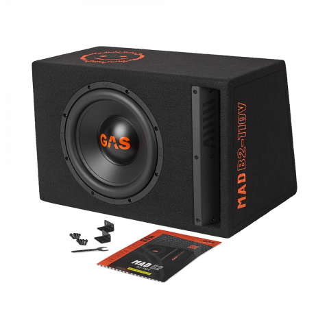 Subwoofer auto pasiv GAS MAD B2-110V 300W cu incinta [5]