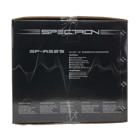Subwoofer auto pasiv Spectron SP-RS25 25 cm 200W RMS 4 ohm [9]