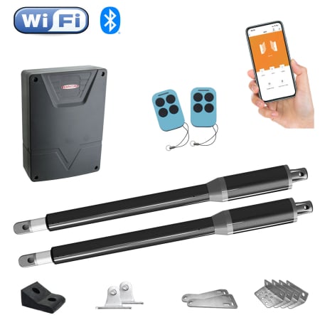 Automatizari porti batante - APB-150L, automatizare porti batante WiFi, 2 x 2 m, 2 x 150 Kg
