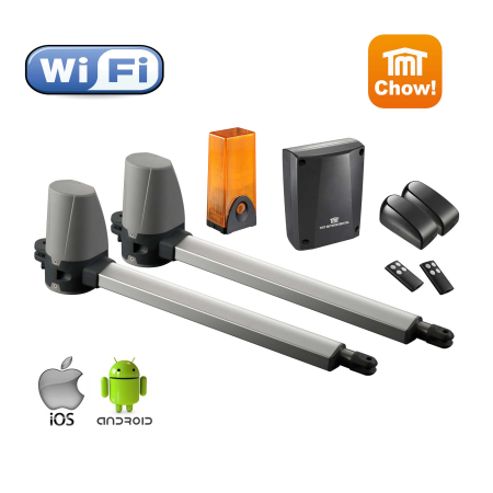 Control access - Kit complet automatizare porti batante 2 x 2.5 m, 2 x 250 Kg, TMT Terrier 200 WiFi