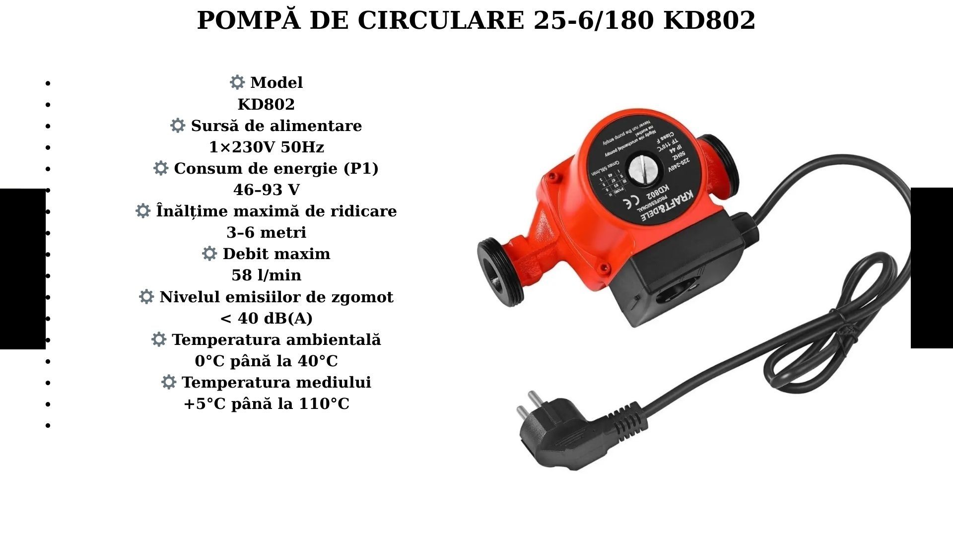 Pompa de circulare apa