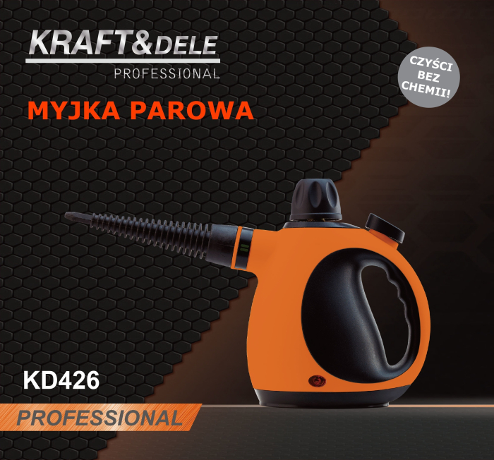 Aparat de curățat cu abur practic 1100W / 350 ml KD426 [12]