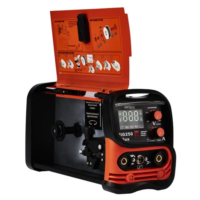 Aparat, invertor sudura MIG MMA 250A sarma flux fara gaz (KD1875) [5]