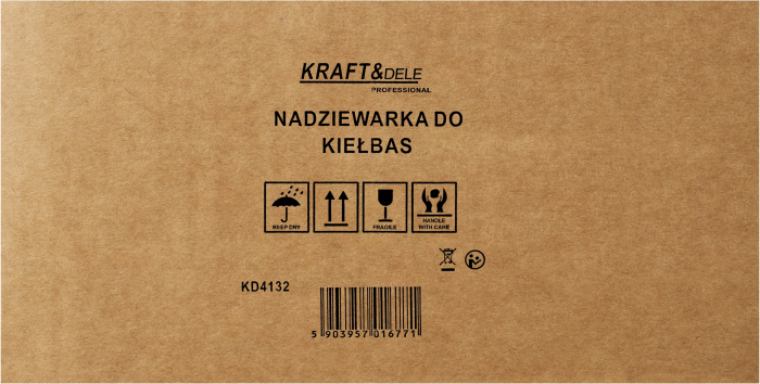 Aparat pentru umplut carnati, capacitate 5 kg, Kraft&Dele KD4132 [8]