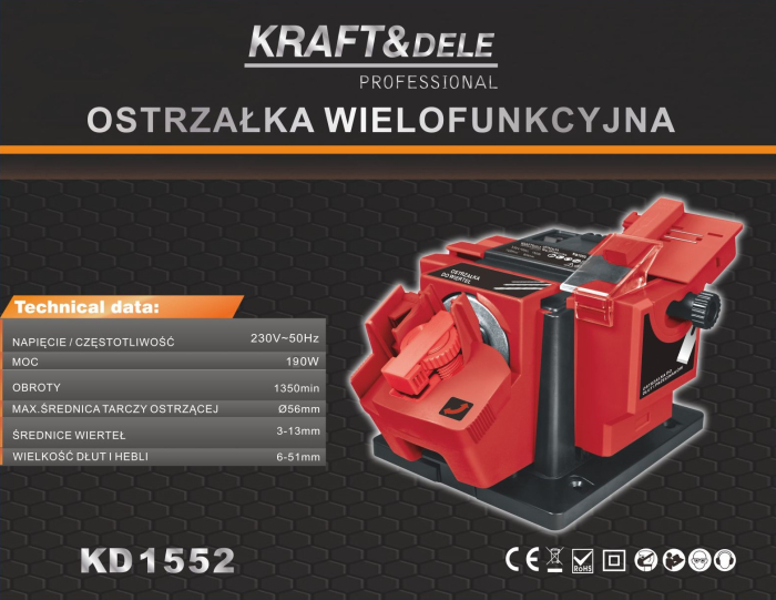 Ascuțitoare multifuncțională 150W KD1552 [12]