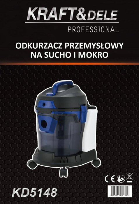 Aspirator umed și uscat cu funcție de spălare 2200W KD5148 [12]