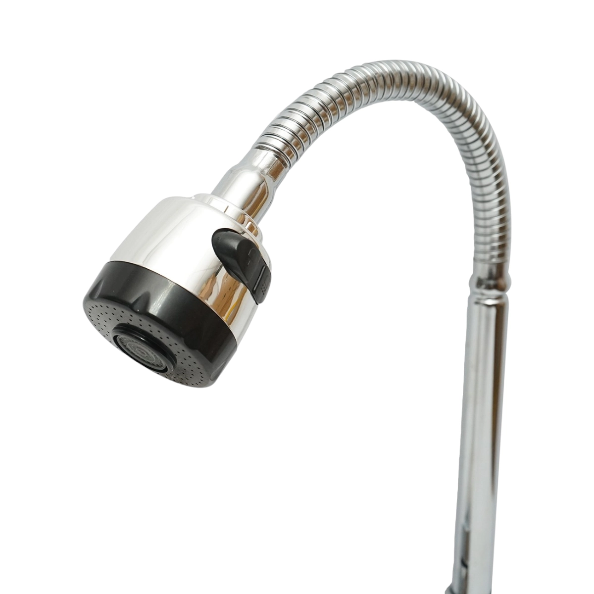 Baterie chiuveta bucatarie cu pipa flexibila, perlator 2 functii, crom lucios Breckner Germany [6]