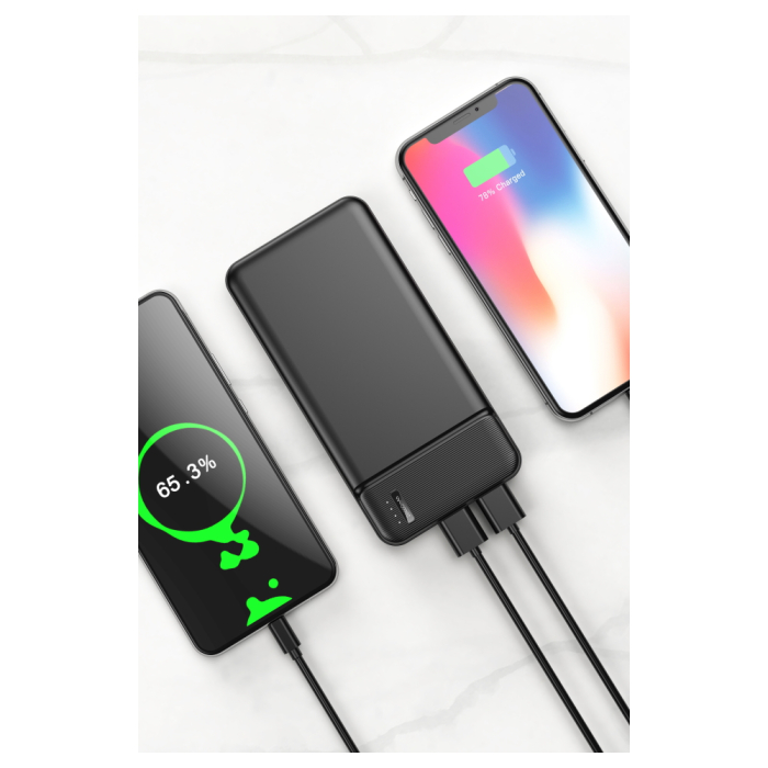 Baterie externă Maxlife MXPB-01 20000 mAh neagră [4]