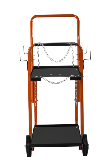 Carucior  pentru aparat sudura  pe roti cu rafturi suport butelie (KD372) [10]