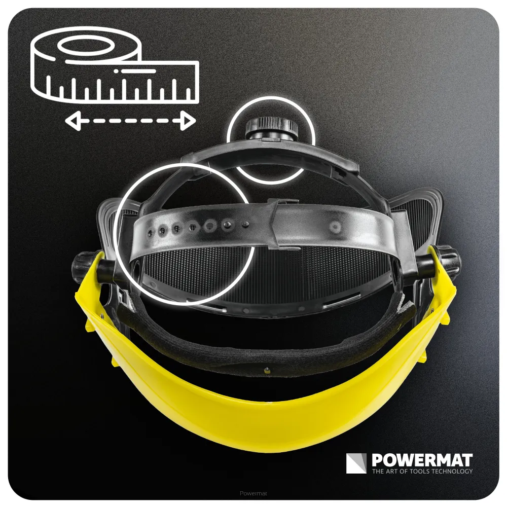 Casca pentru protectie motocoasa cu viziera PM-MDK-PS1M, Powermat PM1657 [5]