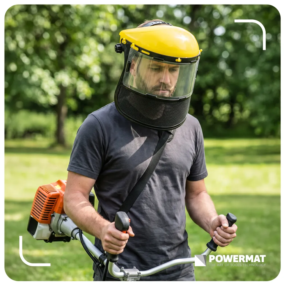 Casca pentru protectie motocoasa cu viziera PM-MDK-PS1M, Powermat PM1657 [11]
