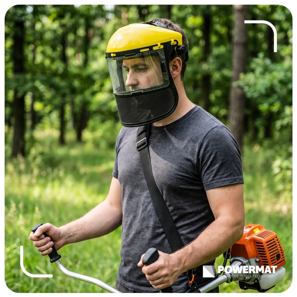 Casca pentru protectie motocoasa cu viziera PM-MDK-PS1M, Powermat PM1657 [10]