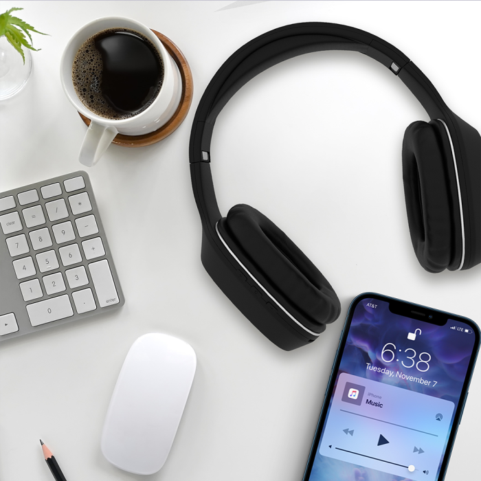 Căști wireless Forever BTH-505 supraauriculare, negre [7]