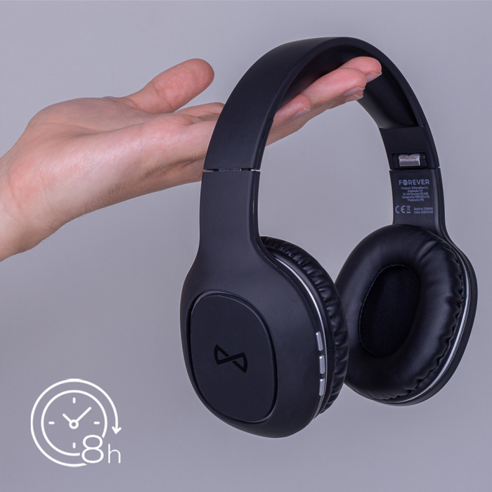 Căști wireless Forever BTH-505 supraauriculare, negre [4]