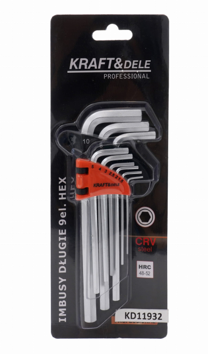 CHEI HEXAGONALE LUNGI 9 BUCĂȚI KD11932 [2]