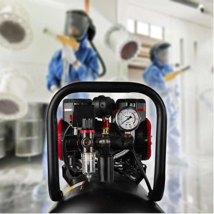 COMPRESOR FĂRĂ ULEI 100L KD1392 [2]