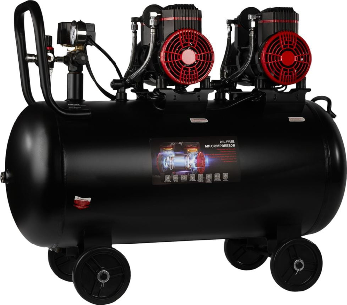 COMPRESOR FĂRĂ ULEI 100L KD1392 [7]
