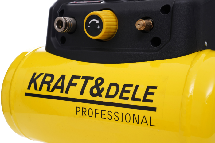 Compresor fara ulei, Kraft&Dele, 6L, 8bar, 1.1kW, 180L/min, KD1415 [8]