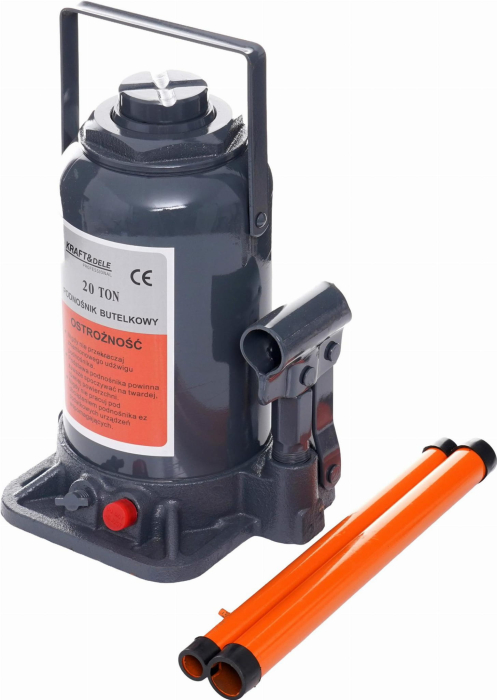 Cric hidraulic tip butelie, 20 T, Kraft&Dele KD1985 [9]