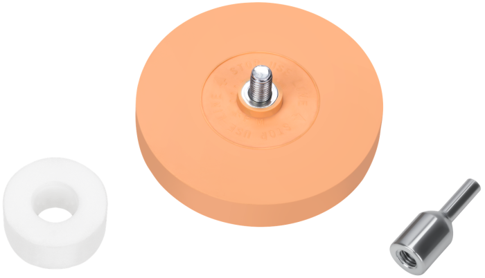 Disc de cauciuc pentru indepartarea adezivului, 15 x 88 x 8 mm, Kraft&Dele KD5902 [9]