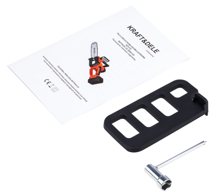 Drujba Fierastrau lant 21 2 baterii acumulator 4ah 2 lame 2 lanturi (KD5125) [4]