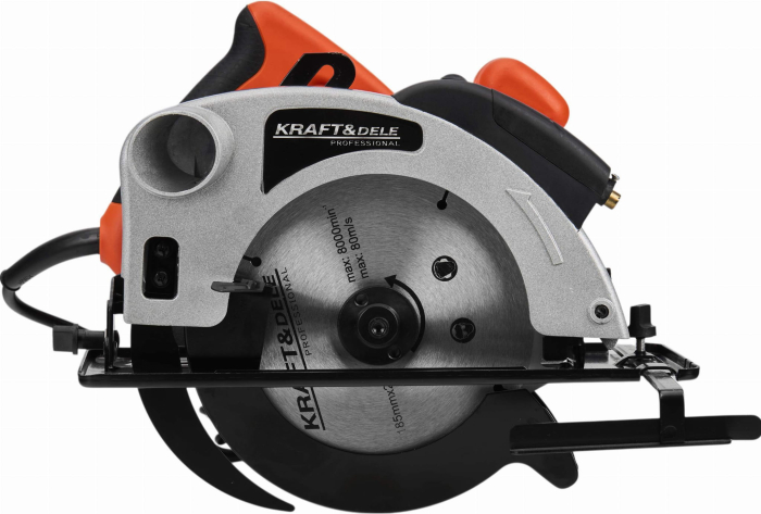 Ferăstrău circular portabil de 2850 W + laser KD1719 [10]