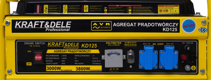 Generator de curent KD125 de 3800W 12/230V [3]