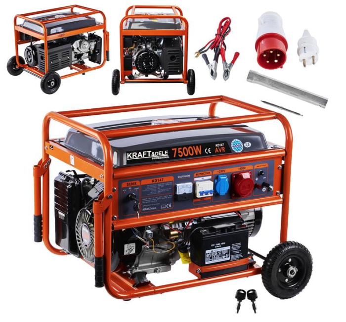 Generator de curent KD147 de 7500W, 230/400V [1]
