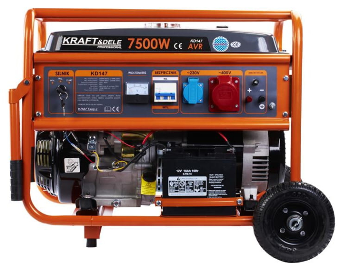 Generator de curent KD147 de 7500W, 230/400V [11]