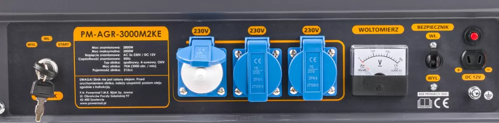 Generator de curent PM-AGR-3000M2KE de 3000 W [2]