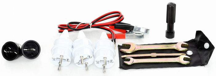 Generator diesel 6500W 12/230V KD122, Pornire electrică cu cheie si pornire manuală [12]