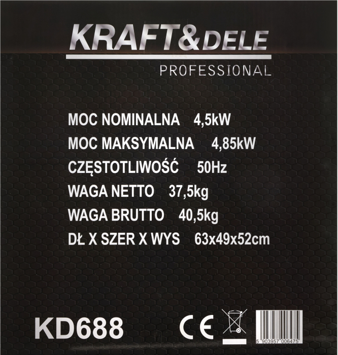 Generator invertor 4,5 kW / 4,85 kW KD688 [12]