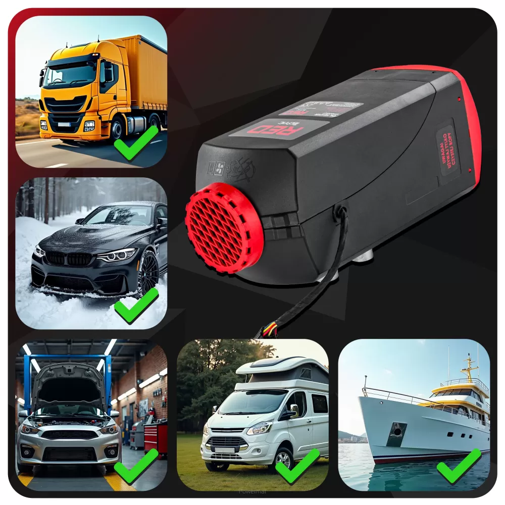Incalzitor Auto, Red Technic, 8 kW, Alimentare 12 V DC [2]